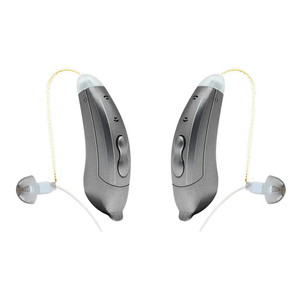 Discreet Behind-the-Ear Hearing Aids with Smartphone Control