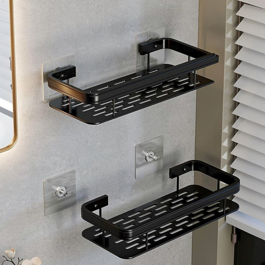 No-Drill Shower Shelf | Shampoo Holder for Organized Bathrooms