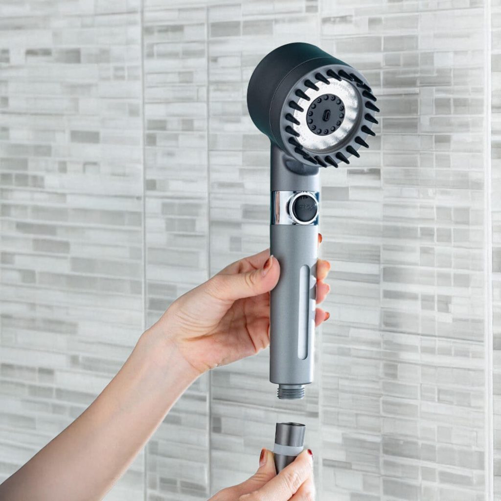 EcoSmart Showerhead with Filter & 3 Spray Options