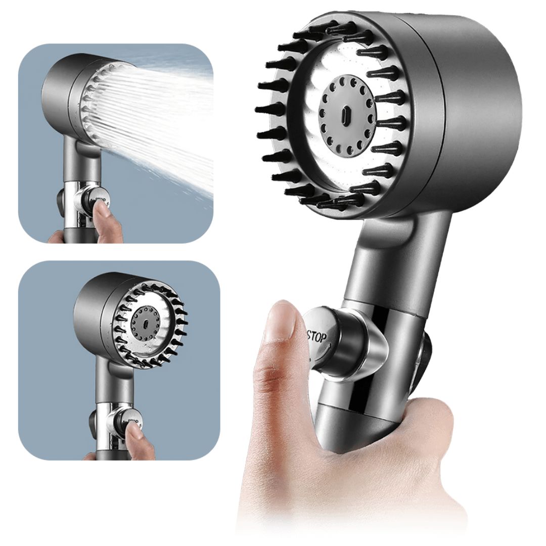 EcoSmart Showerhead with Filter & 3 Spray Options