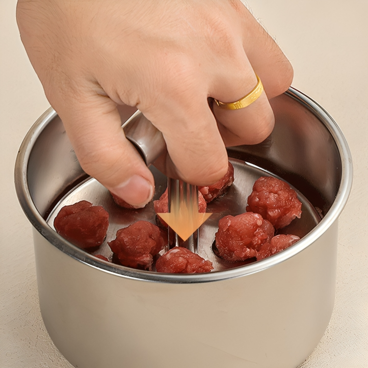 Meatball Maker | Consistent Size | Stainless Steel Kitchen Tool | FlavoForm