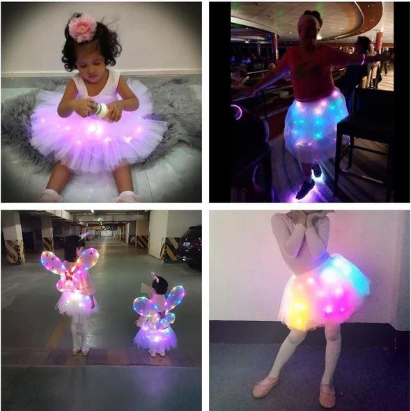 GlowFête™ LED Tutu Skirt — Ignite Endless Joy and Shine Like a Star Everywhere You Go
