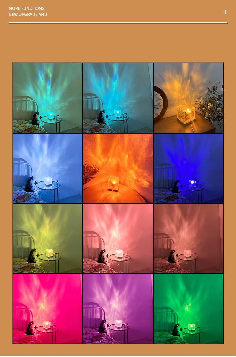 LuminaLuxe™ — Ignite Bliss with Every Color and Crystal Glow