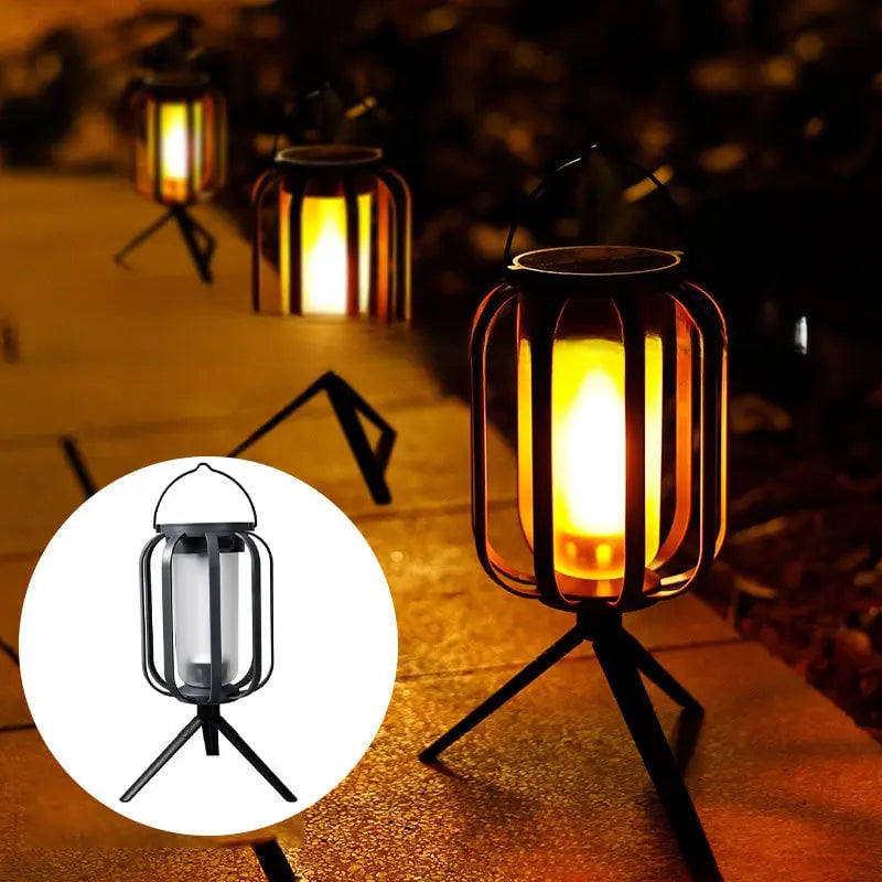 Solar-Powered Lantern with 4 Settings – Ideal for Camping & Garden Gatherings
