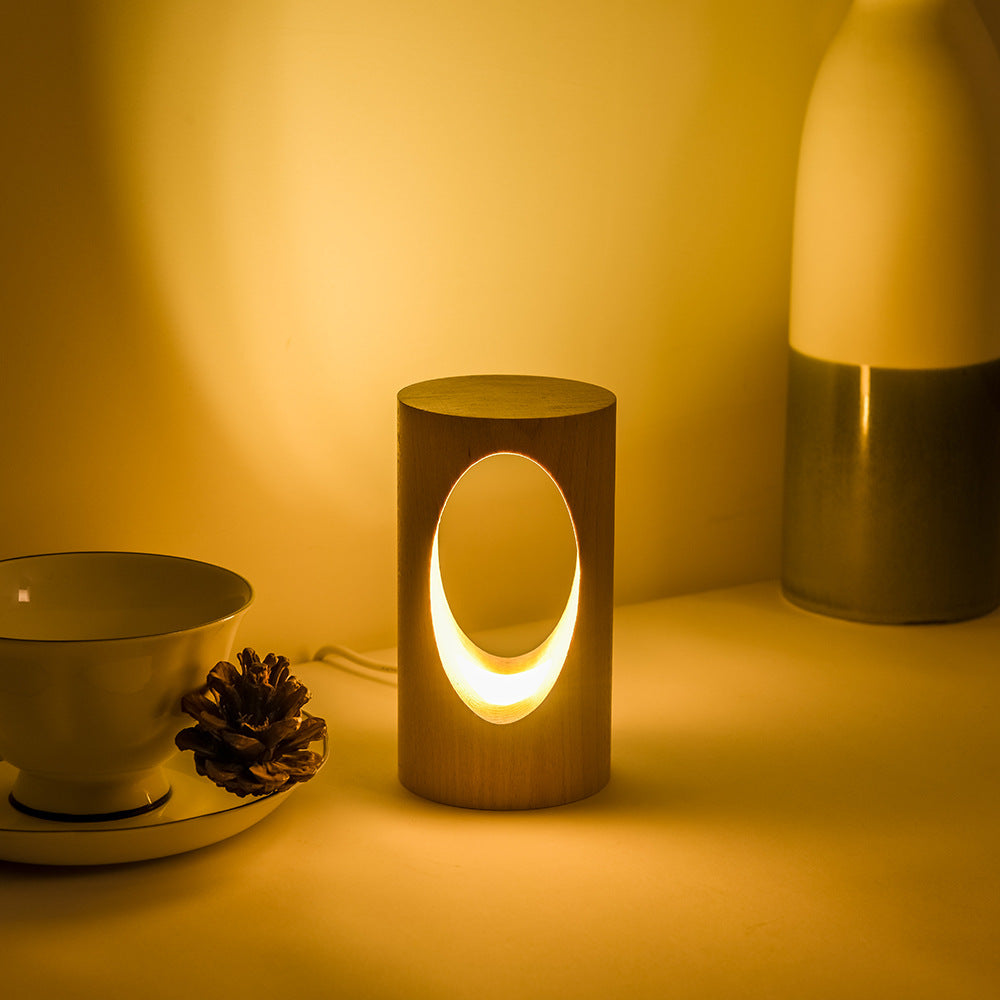 LED Wooden Desk Lamp