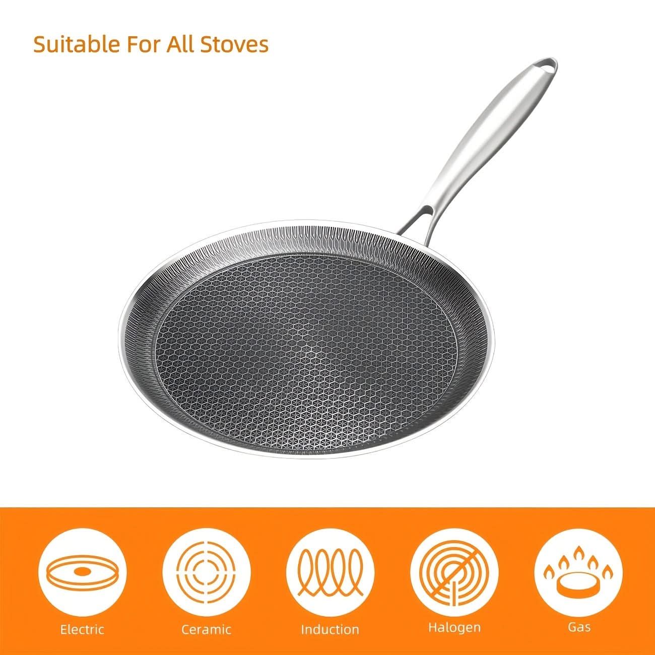 Heavy-Duty Stainless Steel Cookware Set for Versatile Cooking