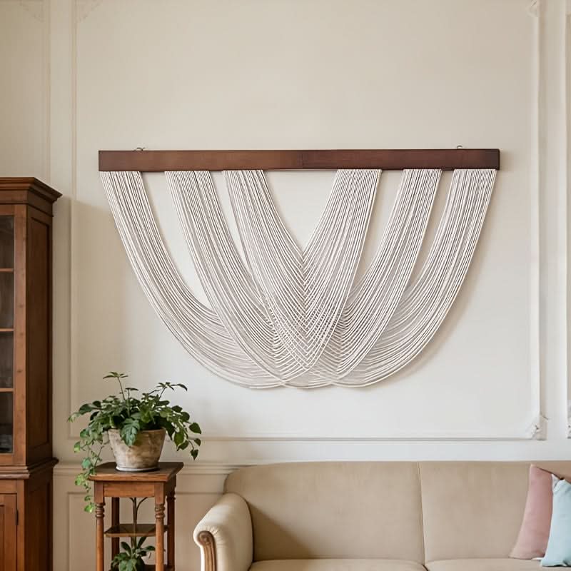Minimalist Macrame Wall Art for Bohemian Home Decoration