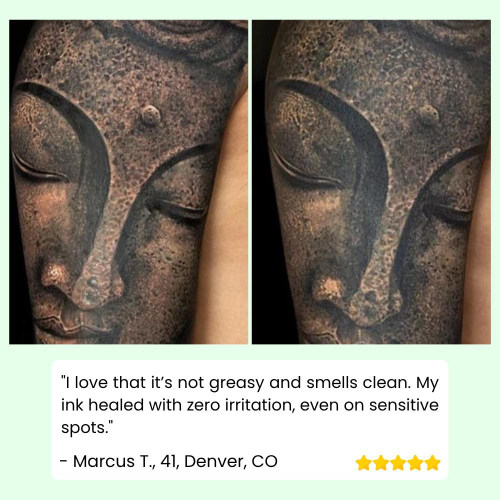 HydraInk™ — Keep Your Tattoo Vibrant, Smooth, and Irritation-Free Every Day