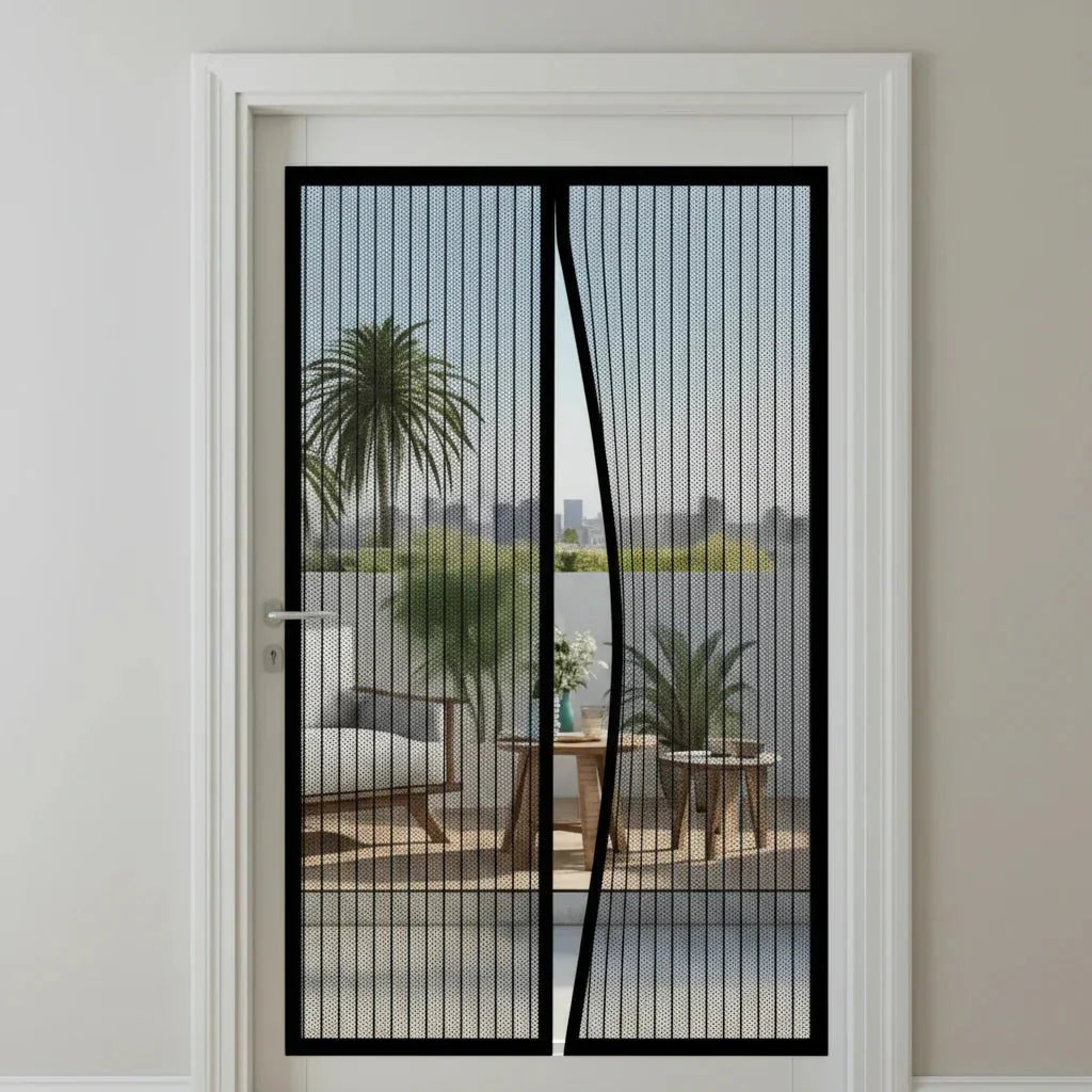 Door Gate | Magnetic Insect Screen Curtain for Doors | Self-Sealing Magnetic Closure | BugBarrier