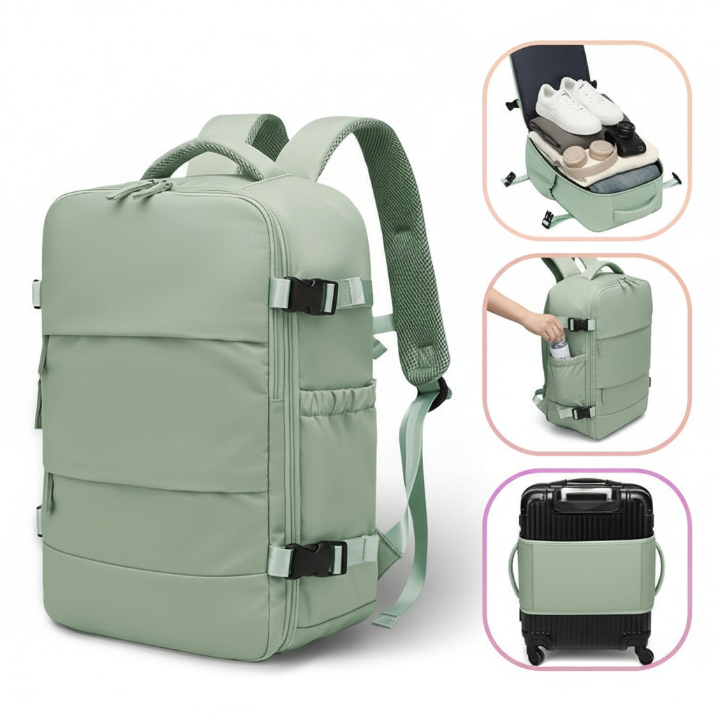Compact Travel Vacuum Backpack Set for Effortless Packing