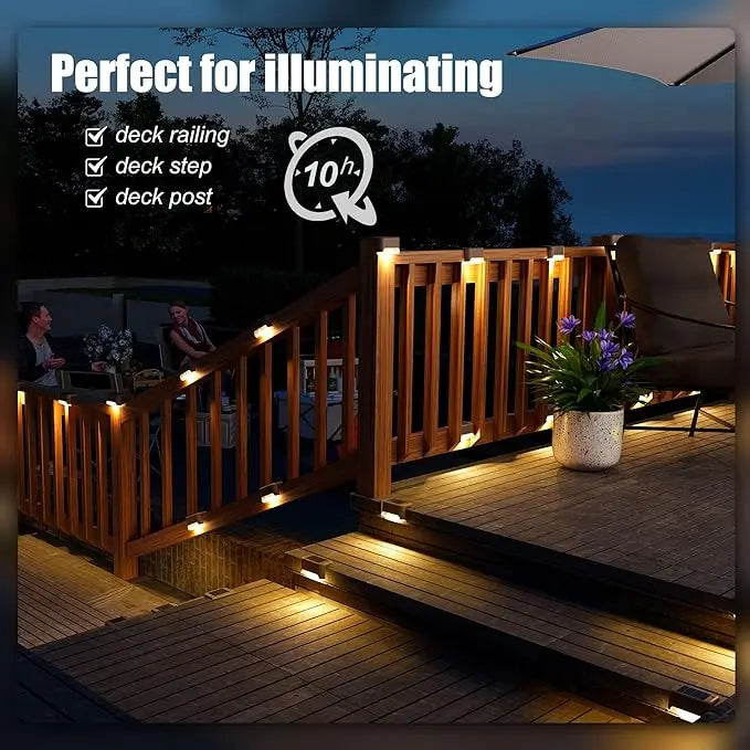 Solar Stair Lights – Exterior Lighting with Automatic Activation