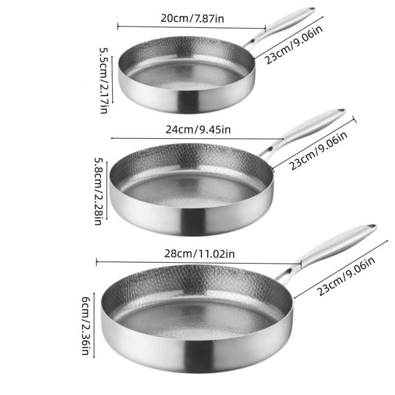 Stainless Steel Non-Stick Frying Pan for Everyday Cooking