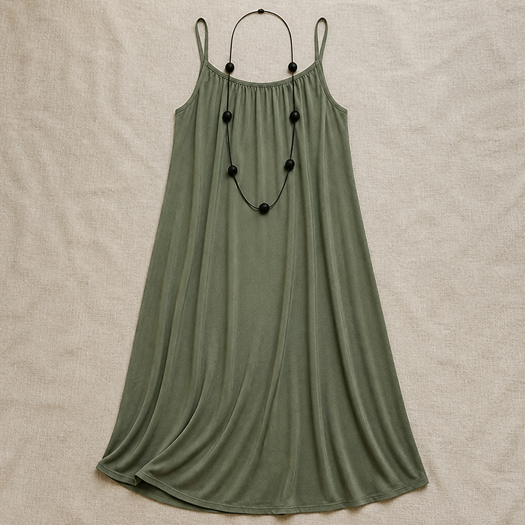 Solvexa™ – Soft Adjustable-Back Dress with Full Opaque Coverage
