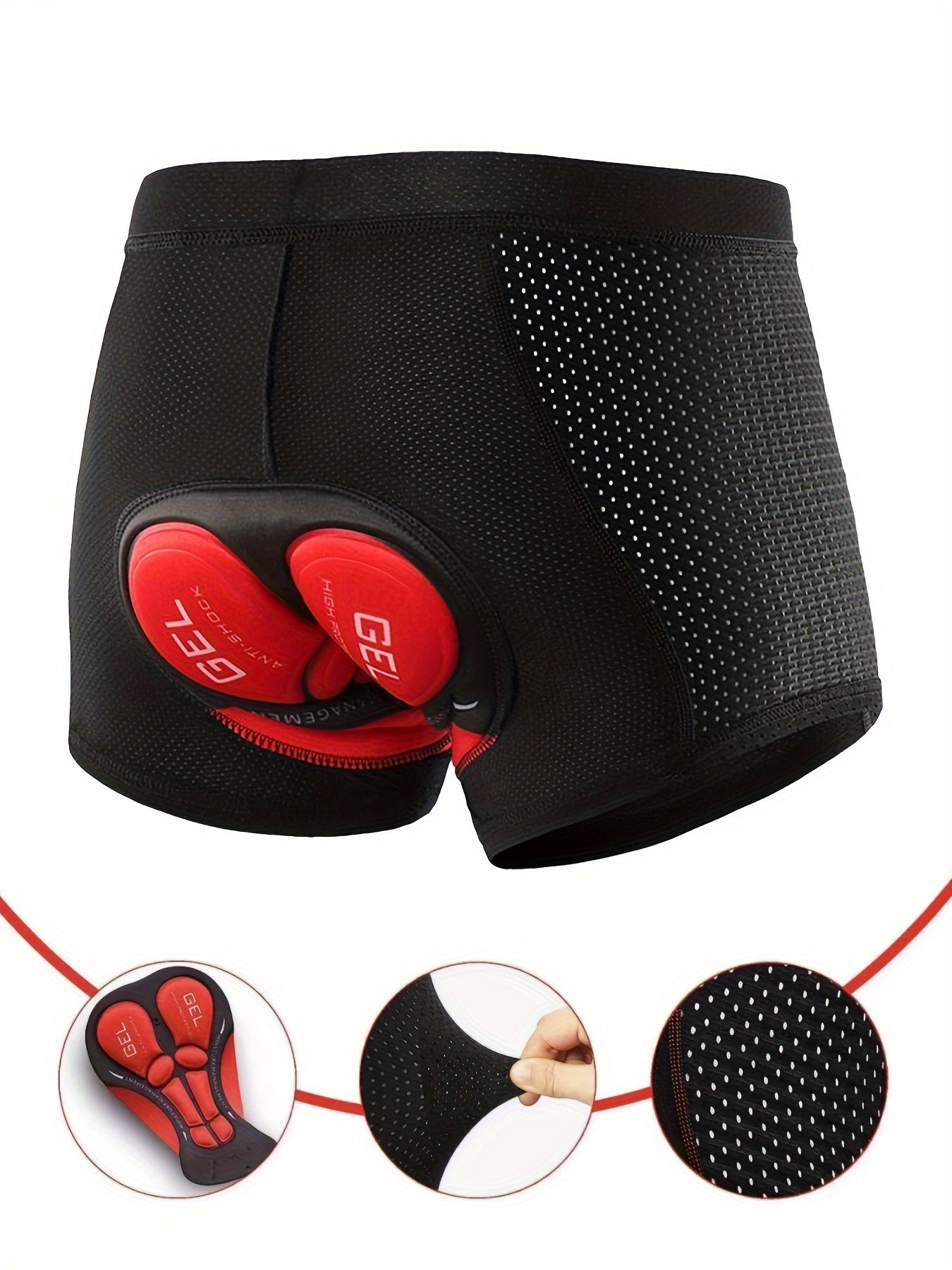 ComfortRide - Versatile Elastic Waist Bike Shorts for Men