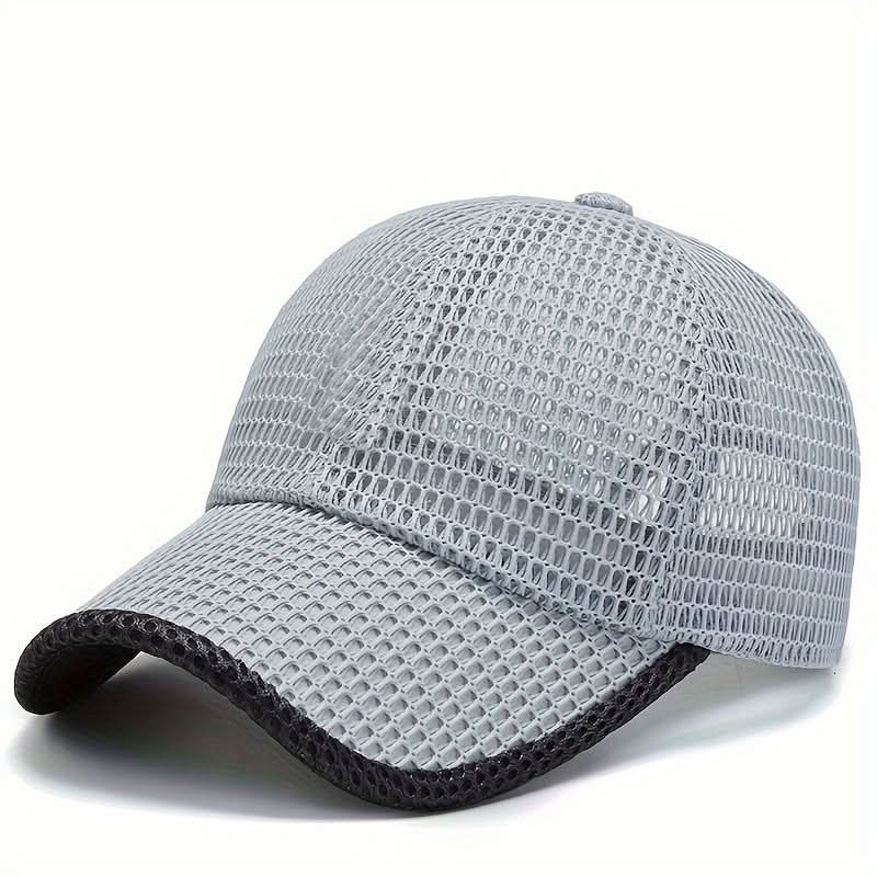Outdoor Sun Protection Baseball Caps with Breathable Mesh Design