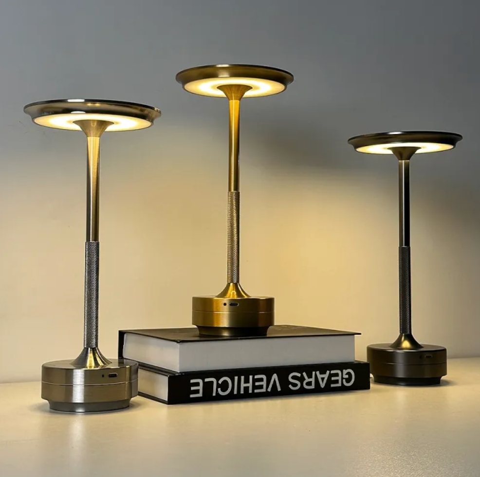 LuminaLux - Wireless Style Lamp | USB Rechargeable | Touch Activated | Table Lamp | Ambient Lighting