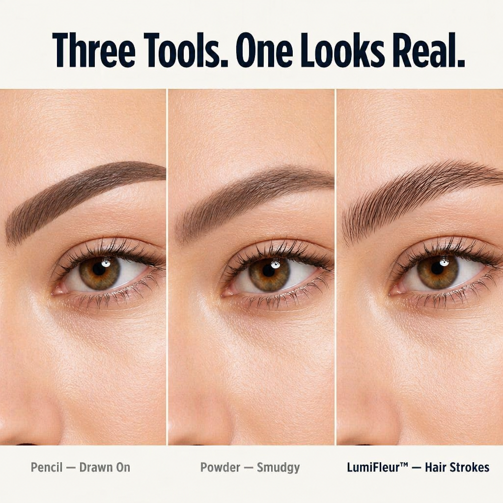 LumiFleur™ — Draw Naturally Real Brows Without the Microblading Chair