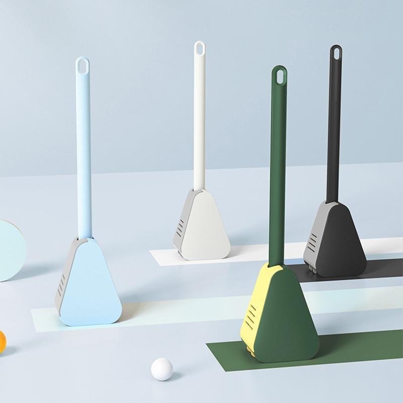 Toilet Brush | Triangular Tip | Scratch-Resistant TPR Scrubbing | Silly