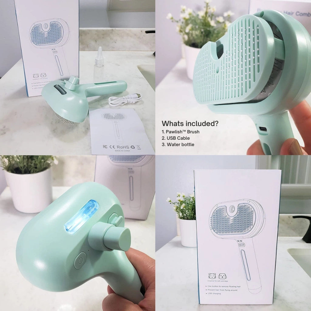 VitaPet™ SteamBrush — Transform Grooming into a Calming, Shed-Free Spa Moment
