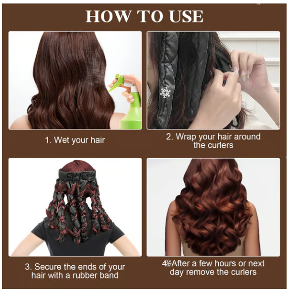 SilkCurl™ Heatless Hair Styler — Rise to Gentle, Damage-Free Curls That Catch Eyes