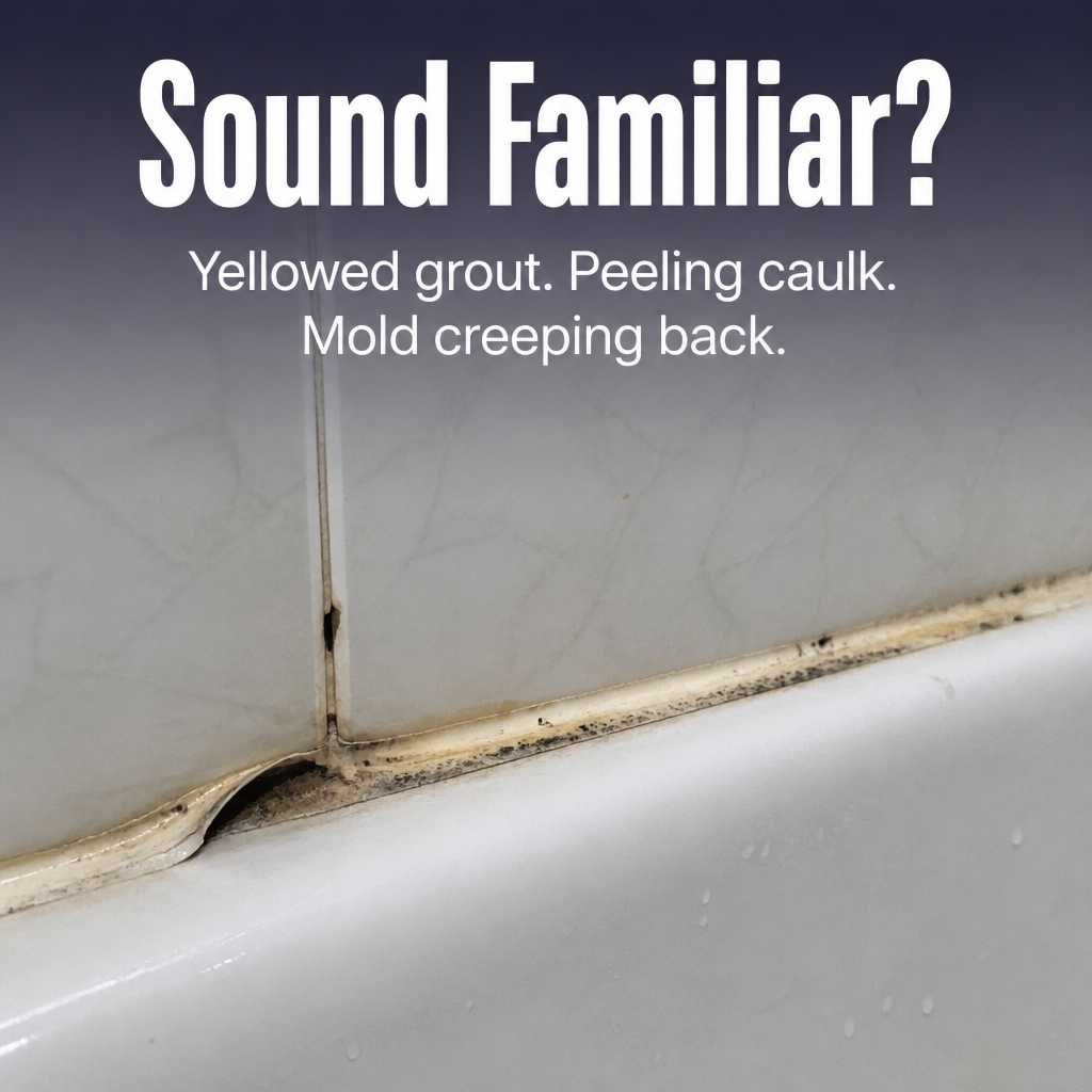 SecureSealPro™ — Renew Stained Grout Lines in Minutes, No Caulk Gun Needed