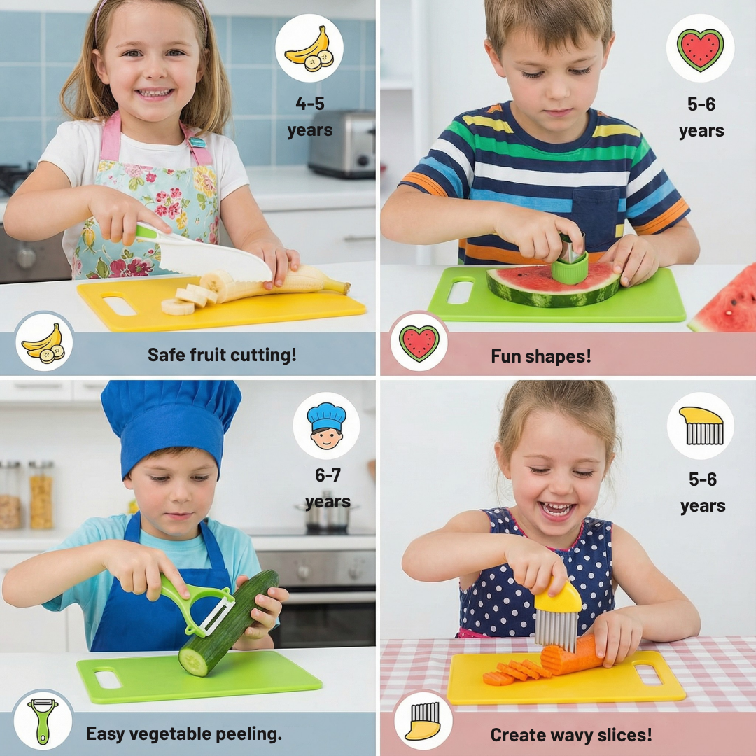 SliceJoy™ — Ignite Your Child’s Confidence and Joy with Safe, Mess-Free Kitchen Adventures