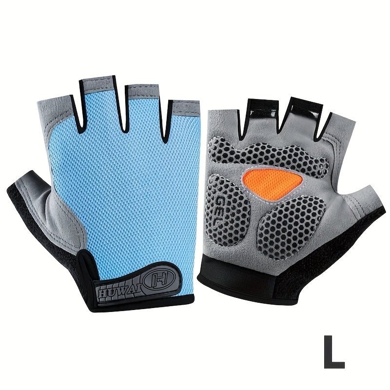 Versatile Outdoor Half Finger Gloves for Active Adventures