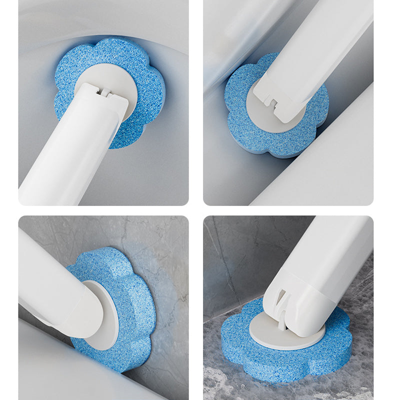 Disposable Toilet Scrubber | Antibacterial | Hygienic Sponge Heads | CleanClick