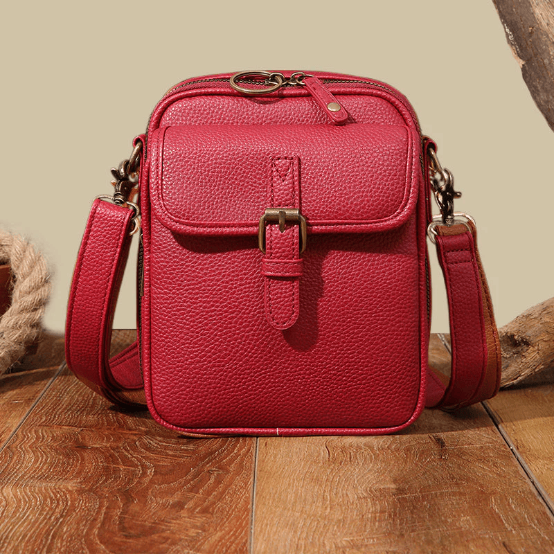 Lumiorex™ Leather Crossbody — Effortless Style and All-Day Confidence Without the Bulk