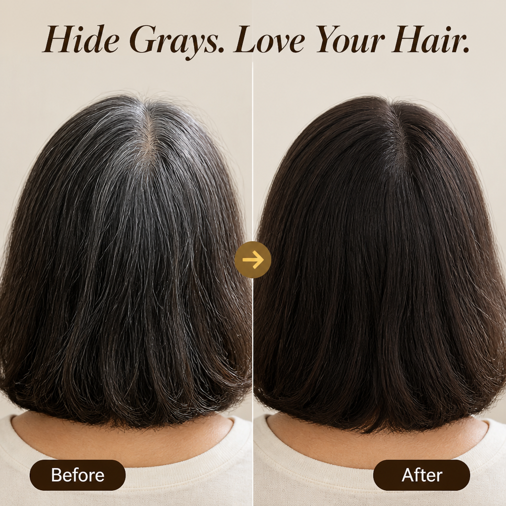 ColorLuxe™ — Conceal Stubborn Grays In 60 Seconds Mess- and Glove-Free
