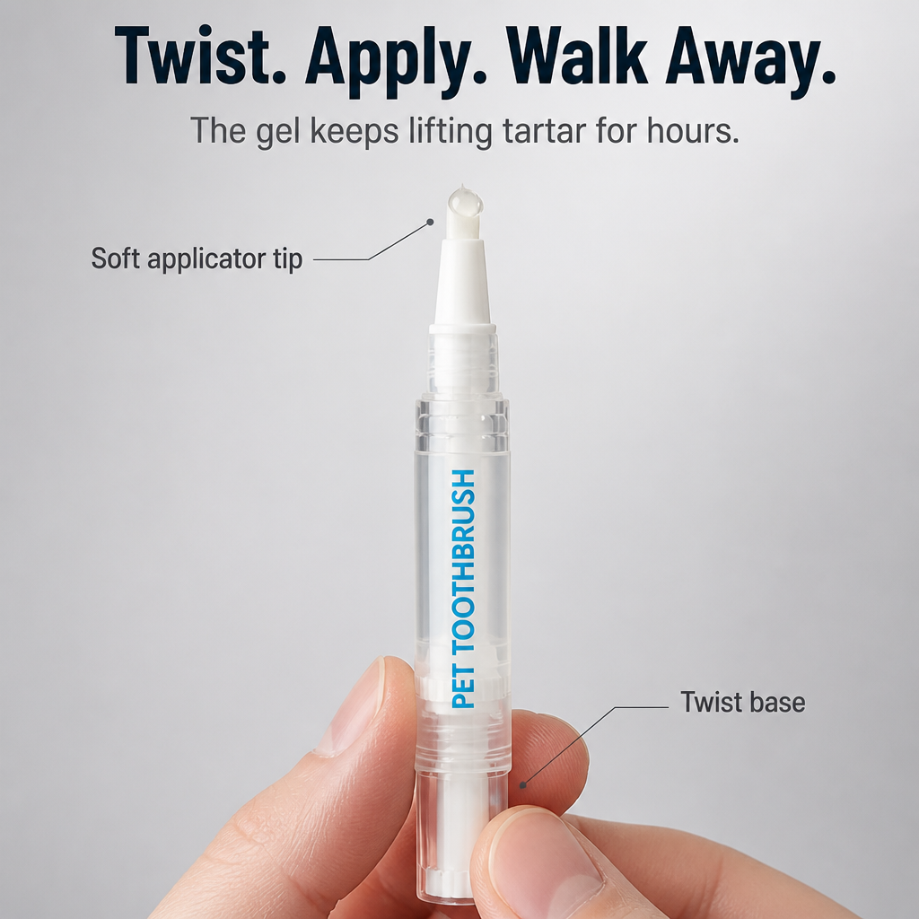SmilePaw™ — Stop the Brushing Struggle and Remove Tartar in 30 Seconds a Day