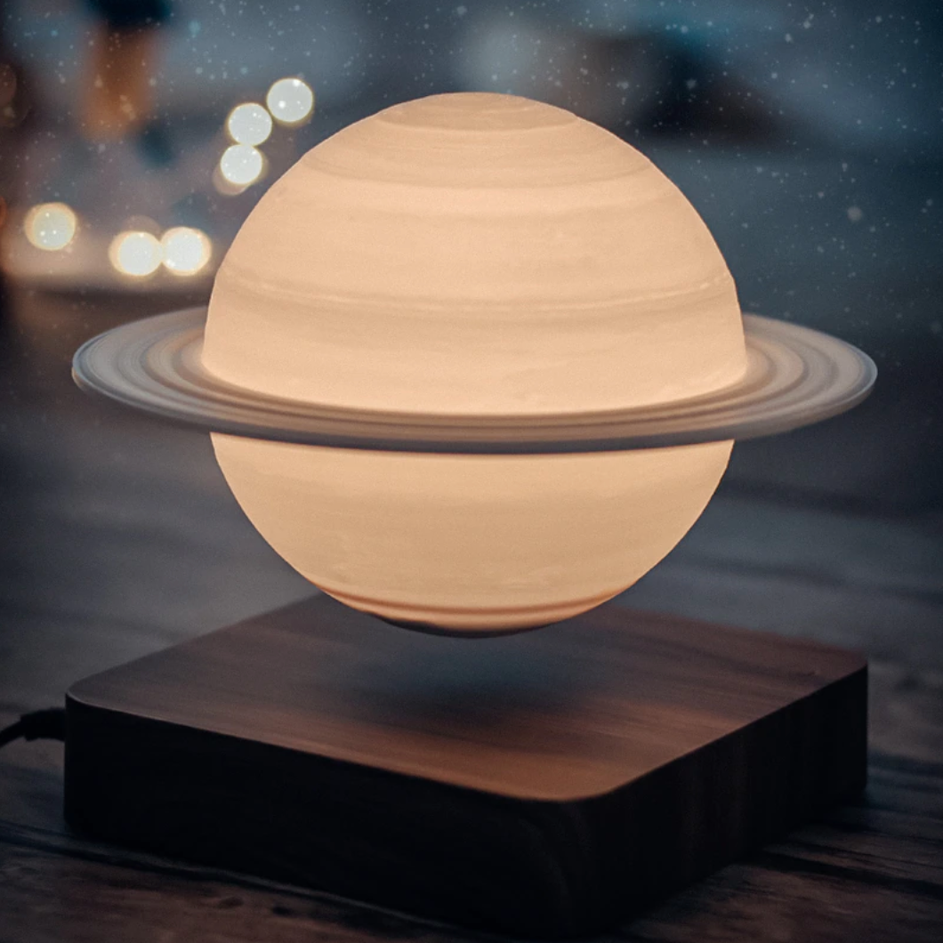Moon & Galaxy Levitating