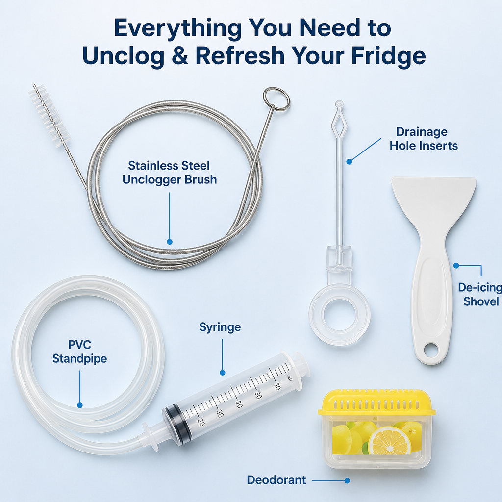 DrainEase™ — End Fridge Leaks and Stale Smells for Good