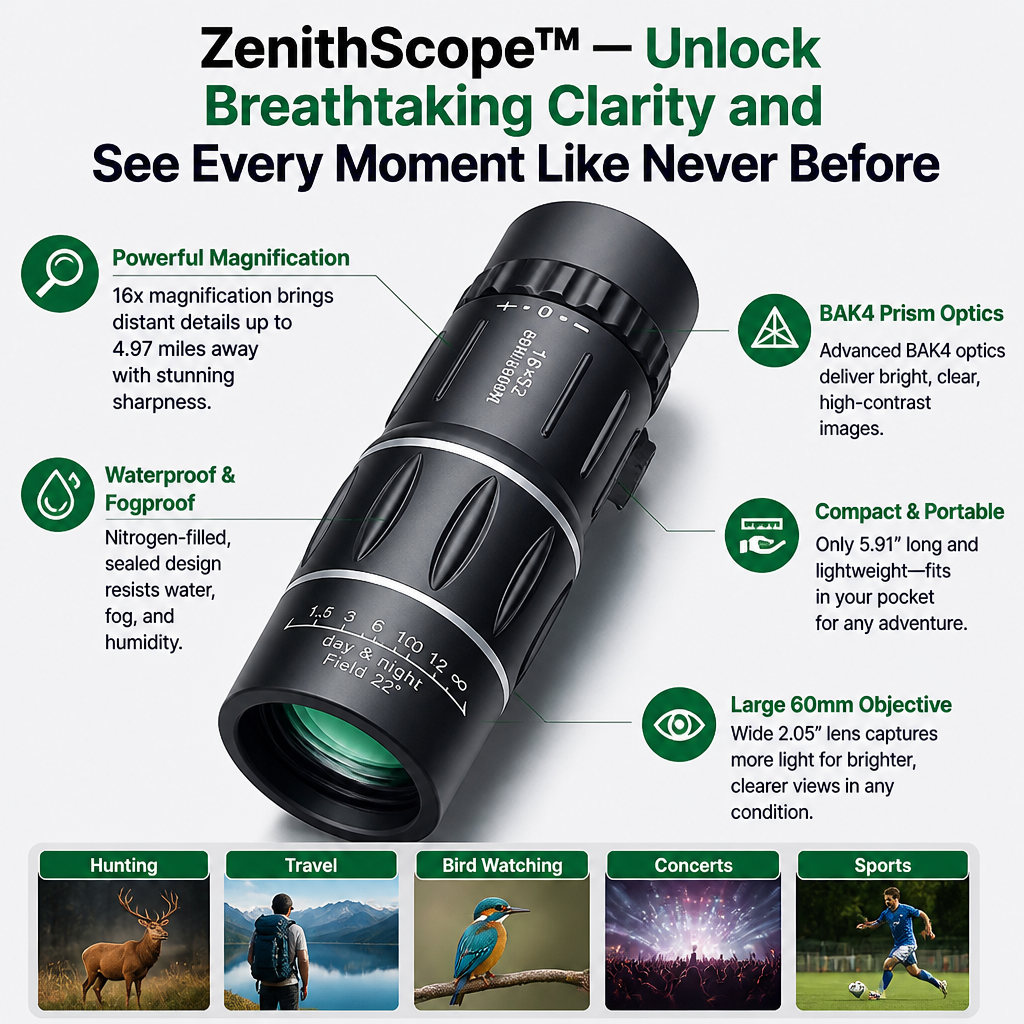ZenithScope™ — Unlock Breathtaking Clarity and See Every Moment Like Never Before