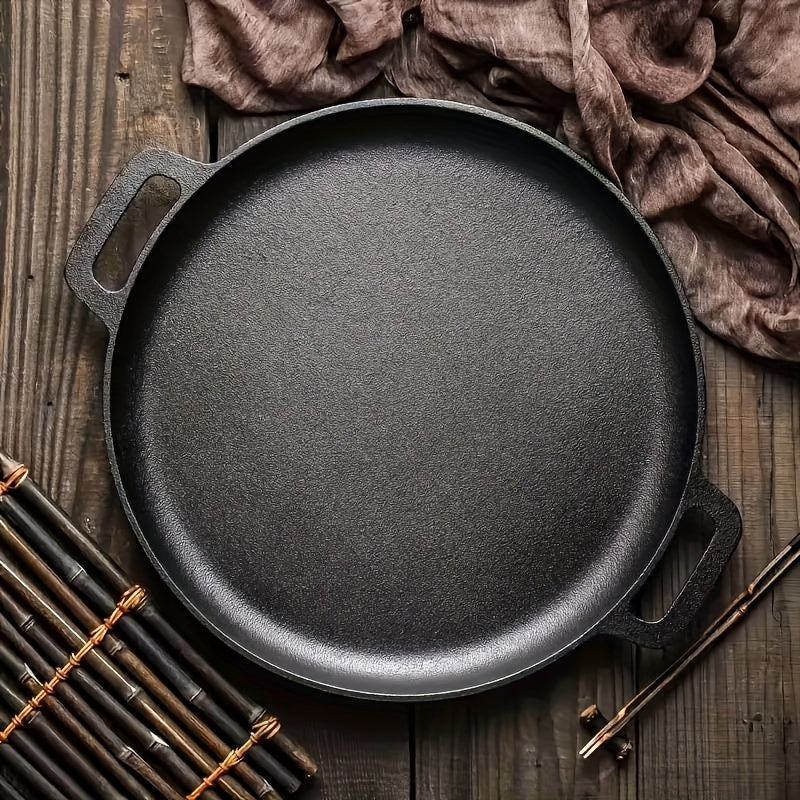 Versatile Cast Iron Griddle for Perfectly Even Cooking