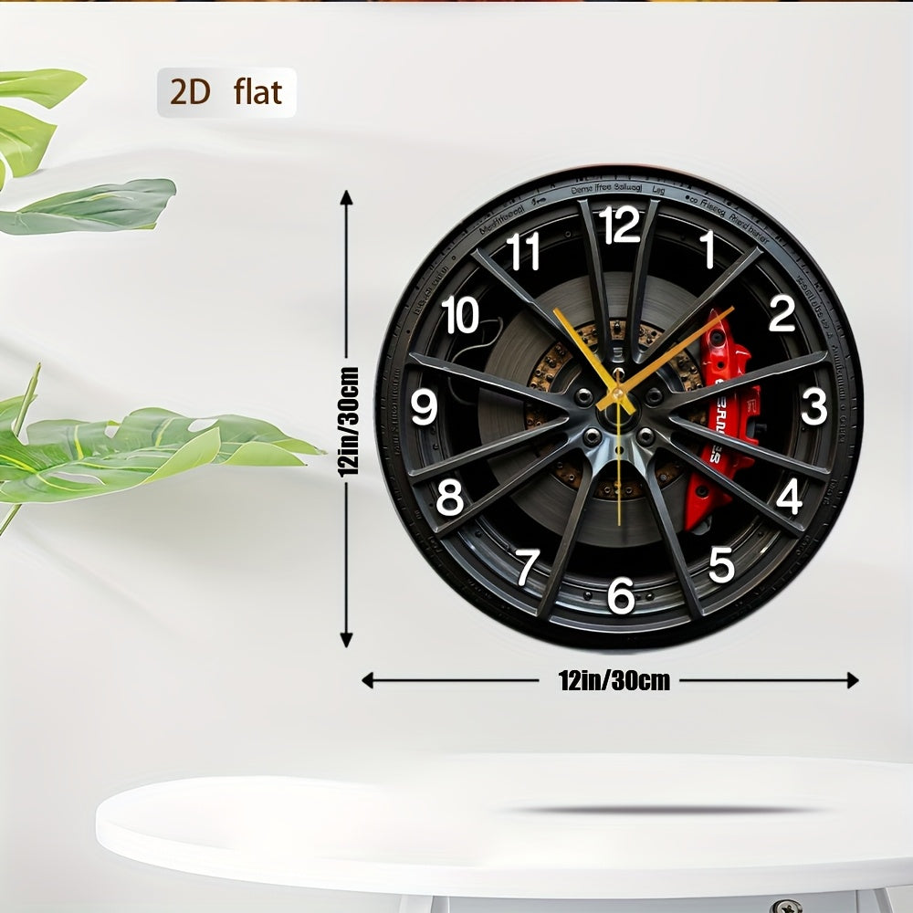 AutoChrono – Stylish 2D Wall Clock for Car Lovers