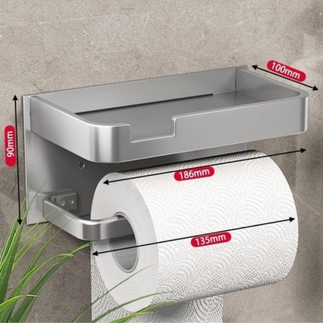 Toilet Paper Rack | Wall-Mounted | Metal Dispenser | BathLine