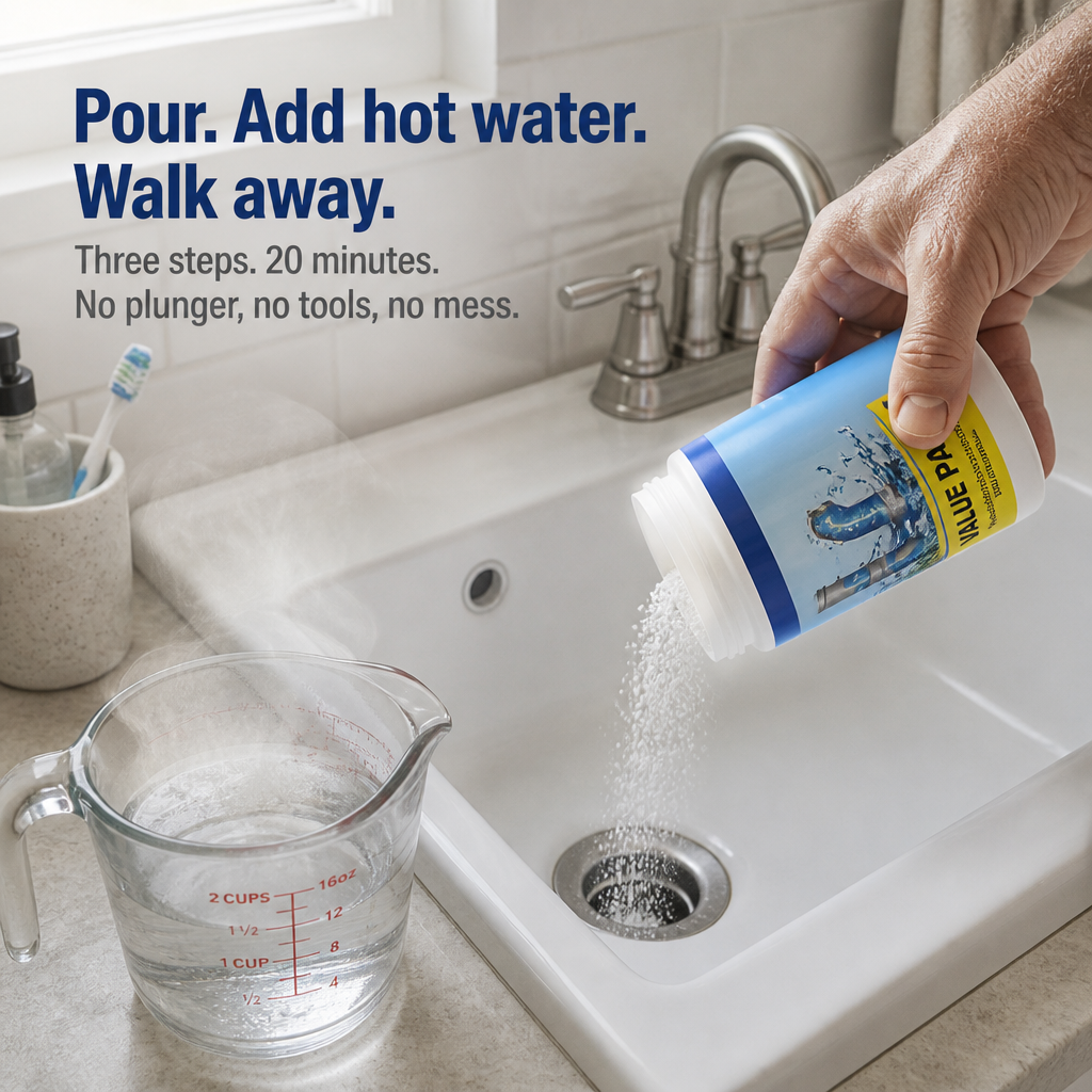 ClariFlow™ — Break Down Hair, Grease and Drain Odors in Just 20 Minutes
