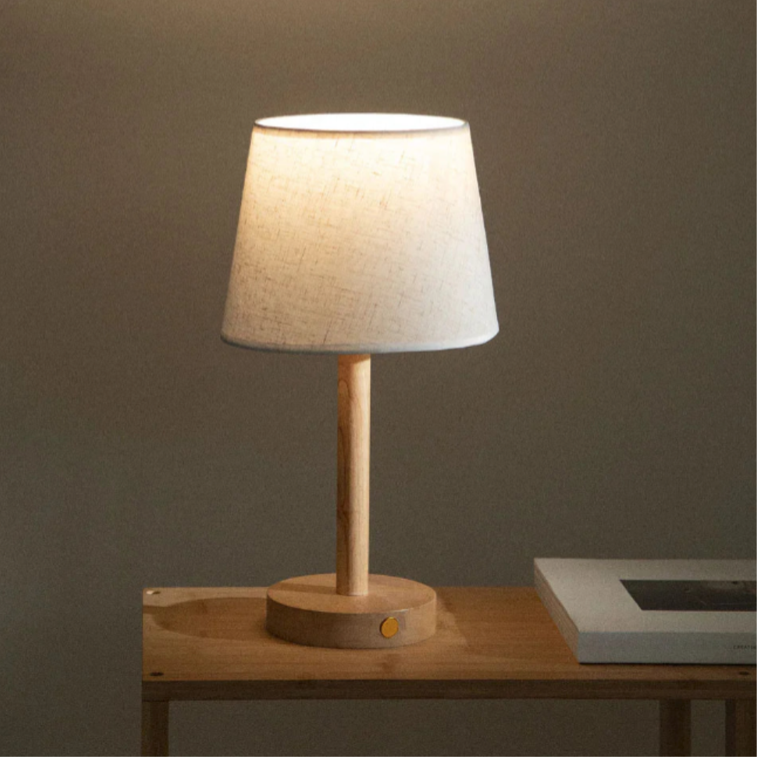Fernlight | Wooden Wireless Table Lamp
