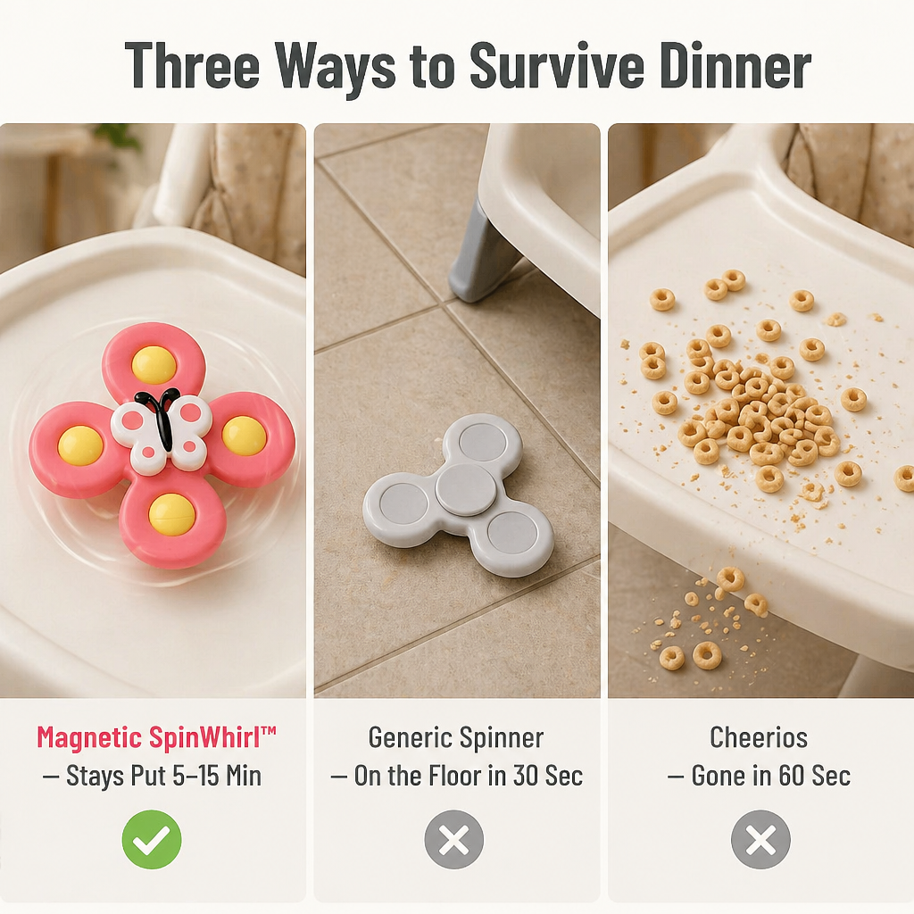 Magnetic SpinWhirl™ — Attach, Spin & Halt Toddler Tantrums Instantly
