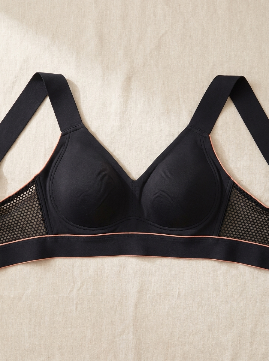 EmbraLuxe™ – Wireless Plus-Size Lift Bra with Airy Mesh Wings
