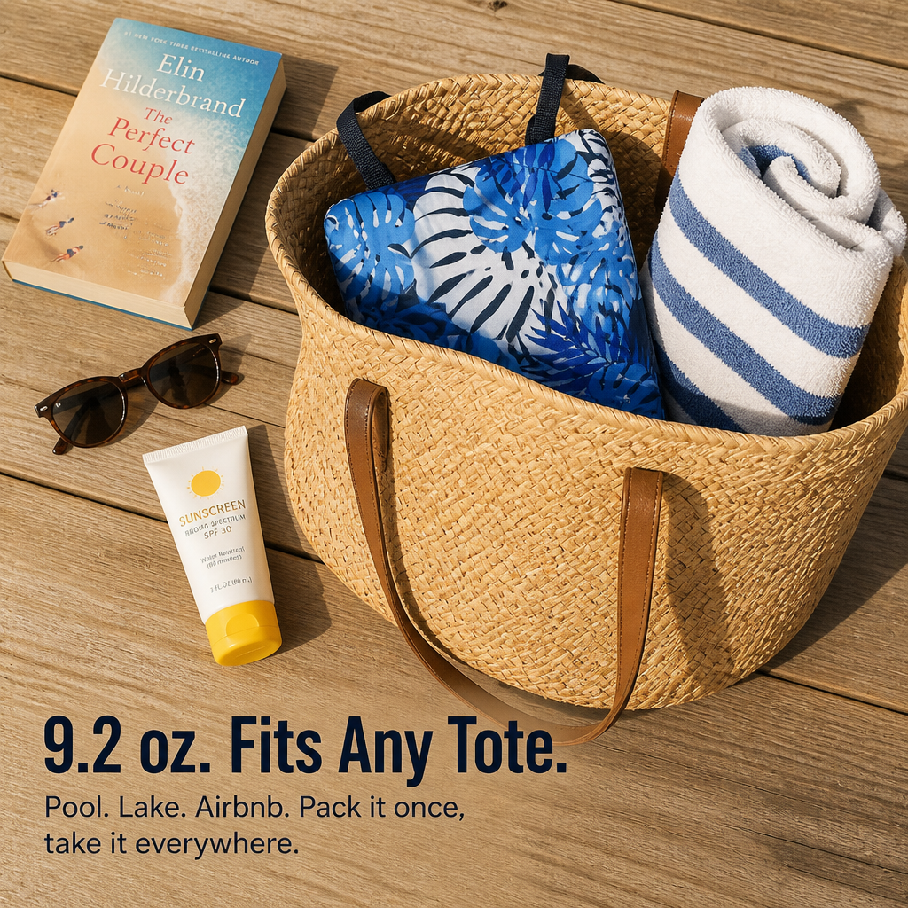 AquaBreeze™ — Sit Tall, Float Steady & Talk Without Drenching Your Hair