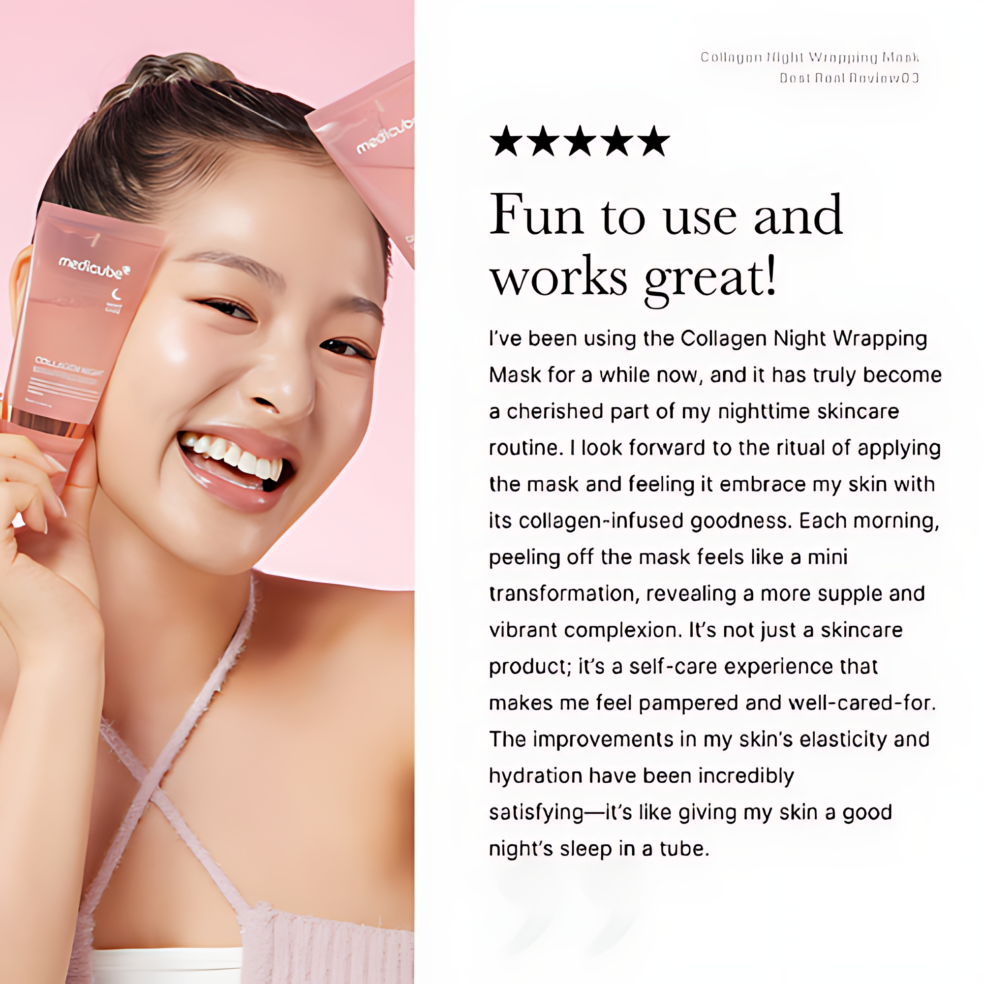 Dermaluxe™ Collagen Night Wrap — Wake Up to Firm, Radiant Skin That Glows All Day