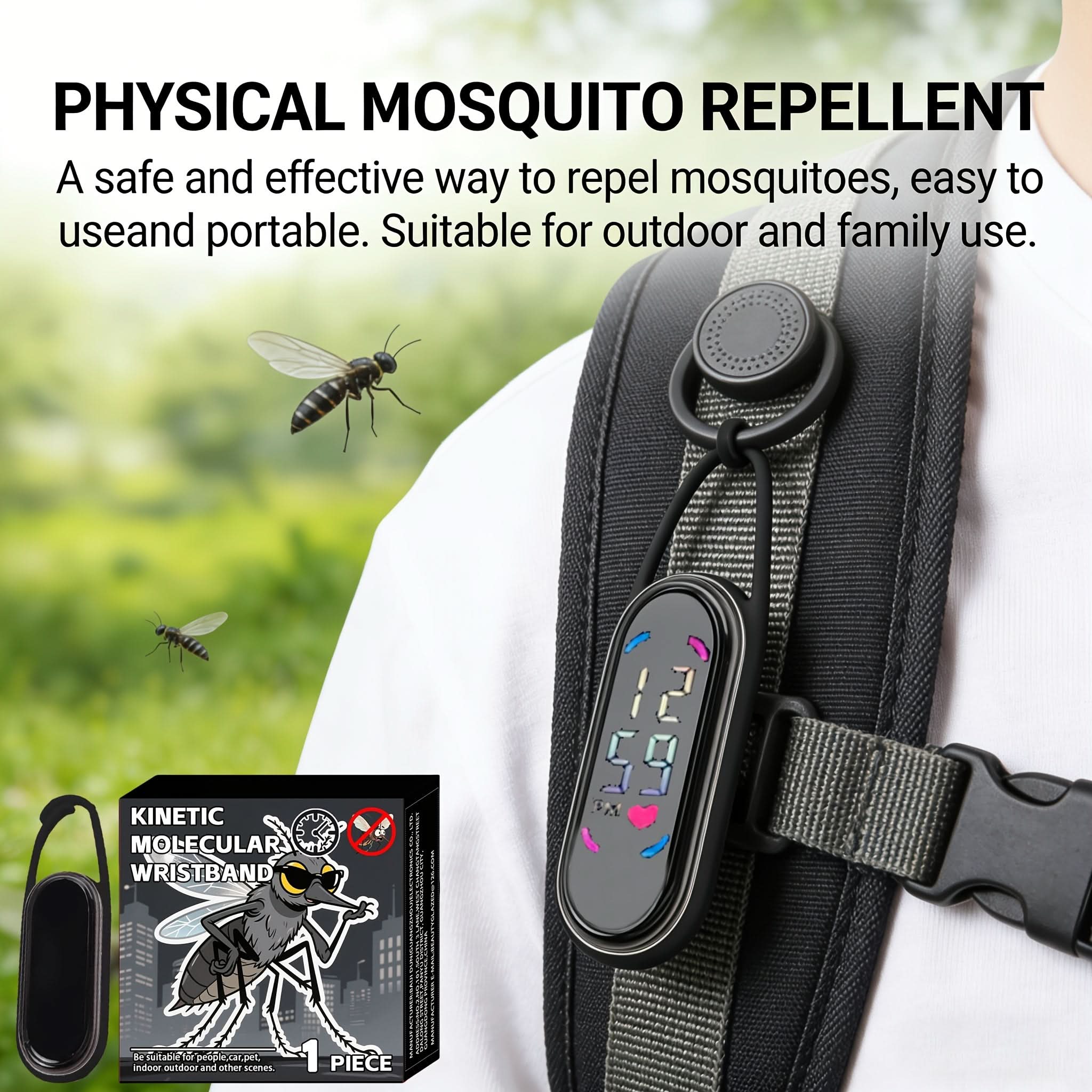 Lightweight Mosquito Repellent Bracelet with Sturdy Construction