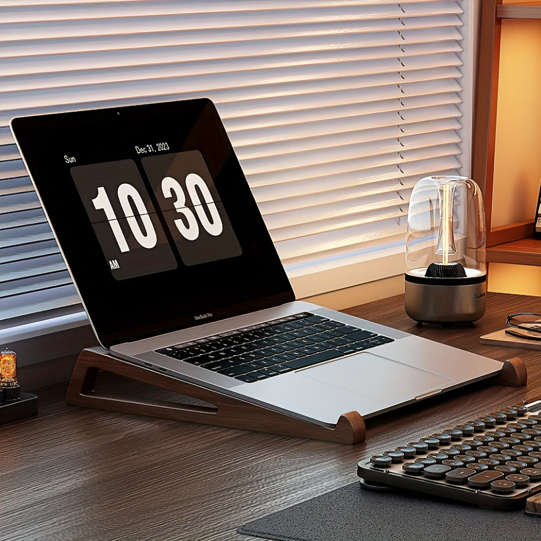 Eco-Friendly Adjustable Bamboo Laptop & Reading Stand