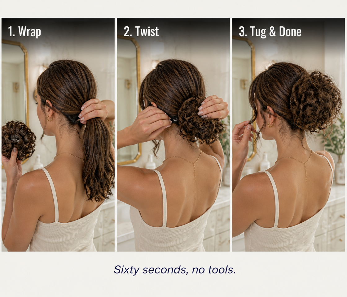 ViviSilk™ — Twist, Wrap & Sport a Perfect Messy Bun in Less Than a Minute