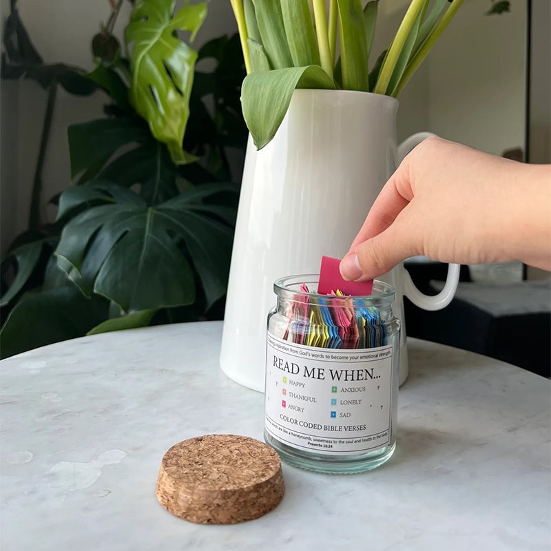 LumaFaith™ Verse Jar — Daily Sparks of Courage & Calm to Light Your Soul