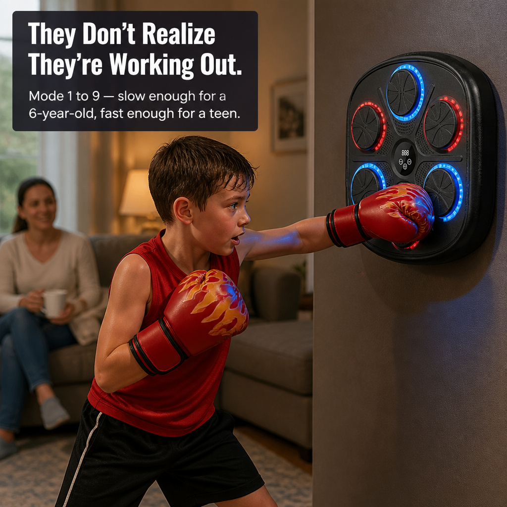 FlowPunch™ — Strike to the Rhythm and Beat Stress in 15-Minute Rounds