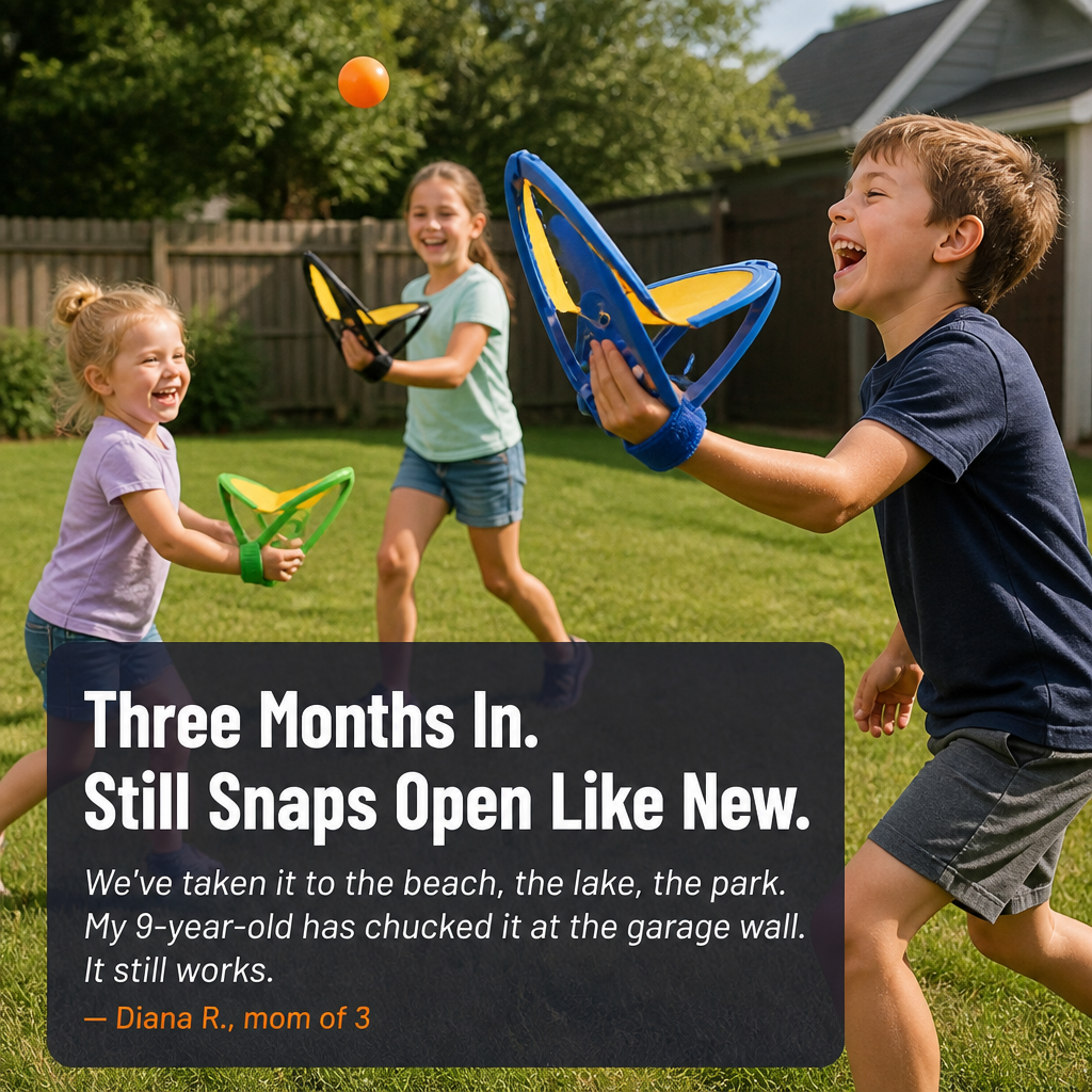 SwiftPlay™ — Snag Every Crazy Toss, Launch It Back Double Distance