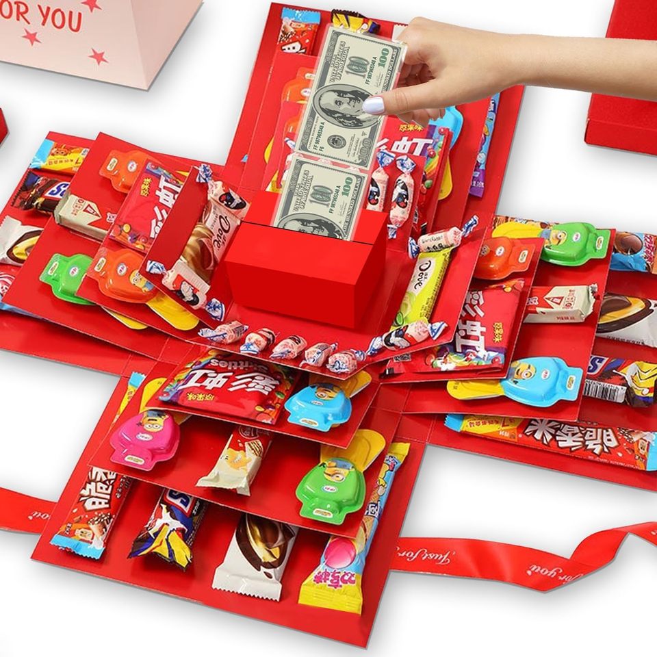 5-Piece Surprise Box Kit – DIY Explosive Gift Set for Custom Filling